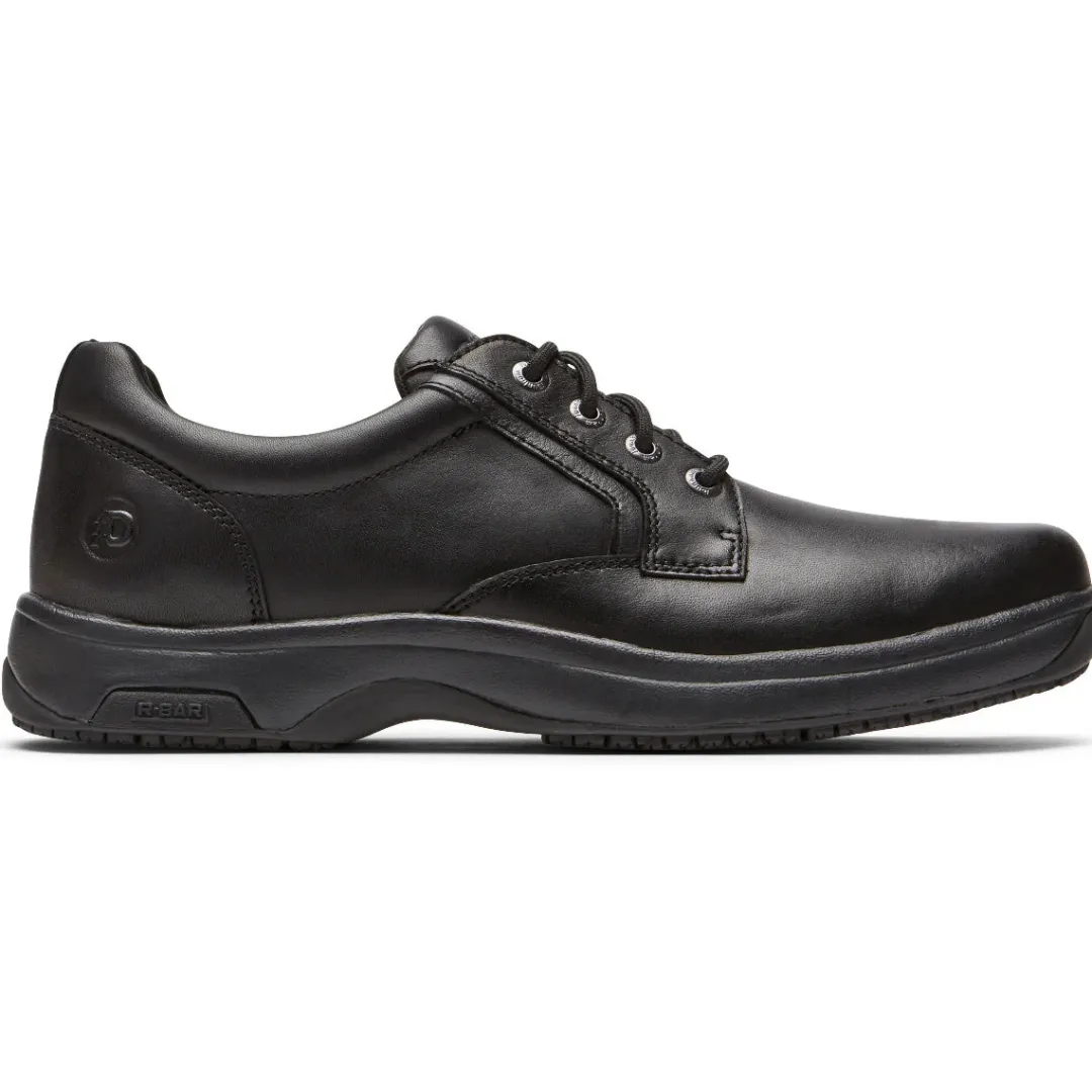 Wide|Shoes>Rockport Men's 8000 Service Plain Toe Oxford BLACK