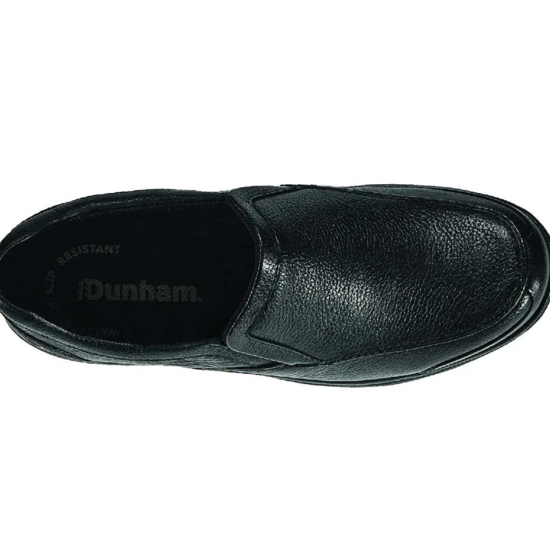 Wide|Shoes>Rockport Men's Battery Park Slip-On Casual Shoe BLACK