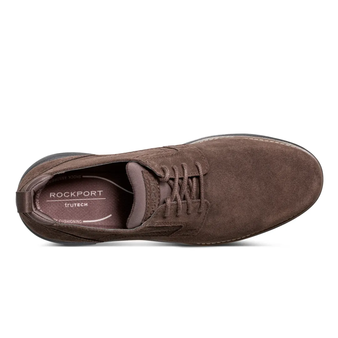 Oxfords & Lace-ups|Oxfords & Lace-ups>Rockport Men's Canton Casual Lace-up Oxford DarkBrown