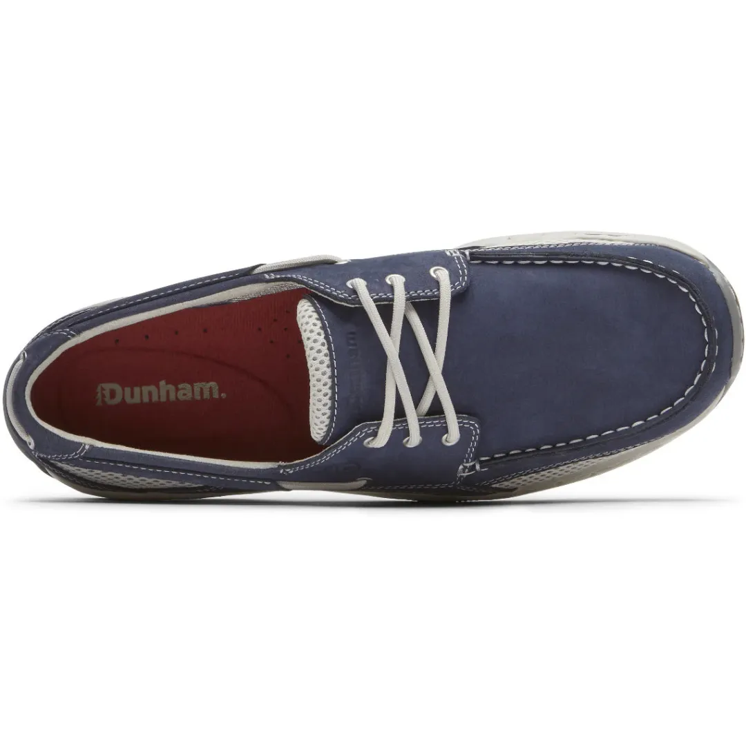 Wide>Rockport Men's Captain Boat Shoe NAVYNUBUCK