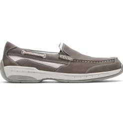 Wide>Rockport Men's Captain Venetian Boat Shoe GREY