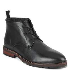 Boots|Boots>Rockport Men's Caspe Lace-up Almond Toe Casual Boots Black