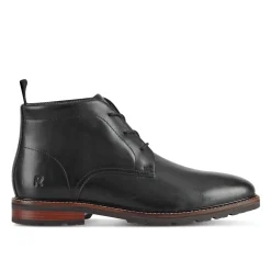 Boots|Boots>Rockport Men's Caspe Lace-up Almond Toe Casual Boots Black
