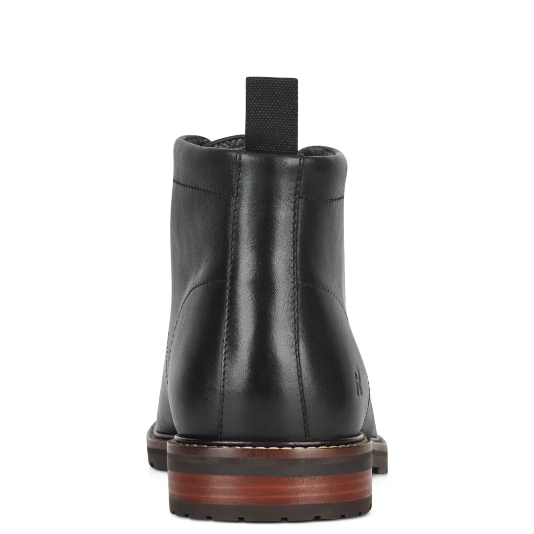 Boots|Boots>Rockport Men's Caspe Lace-up Almond Toe Casual Boots Black