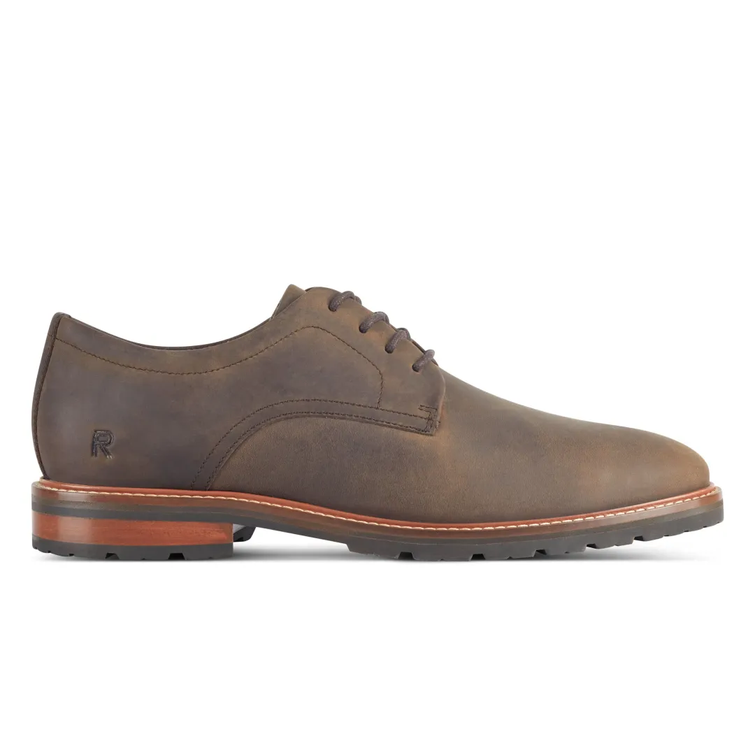Oxfords & Lace-ups|Oxfords & Lace-ups>Rockport Men's Cedric Dress Lace-up Almond Toe Oxfords MediumBrown
