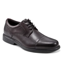 Oxfords & Lace-ups|Oxfords & Lace-ups>Rockport Men's Charles Road Cap Toe Oxford BurgundyLeather