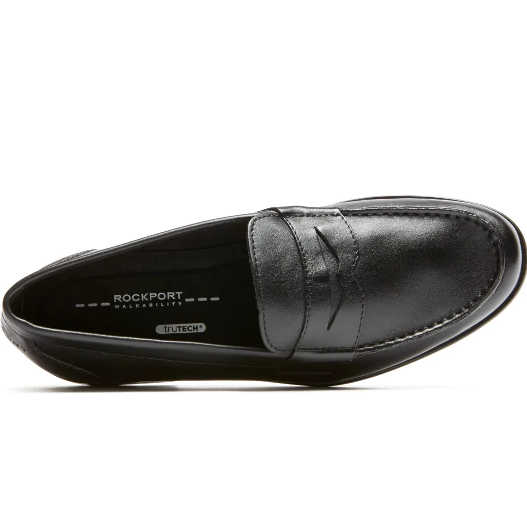 Loafers & Slip-ons|Loafers & Slip-ons>Rockport Men's Classic Penny Loafer BLACKII