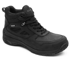 Wide|Boots>Rockport Men's Cloud Plus Mid II Waterproof Boot Black
