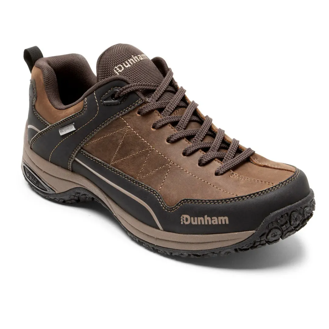 Wide|Shoes>Rockport Men's Cloud Plus Waterproof Lace-Up Trekker BROWN
