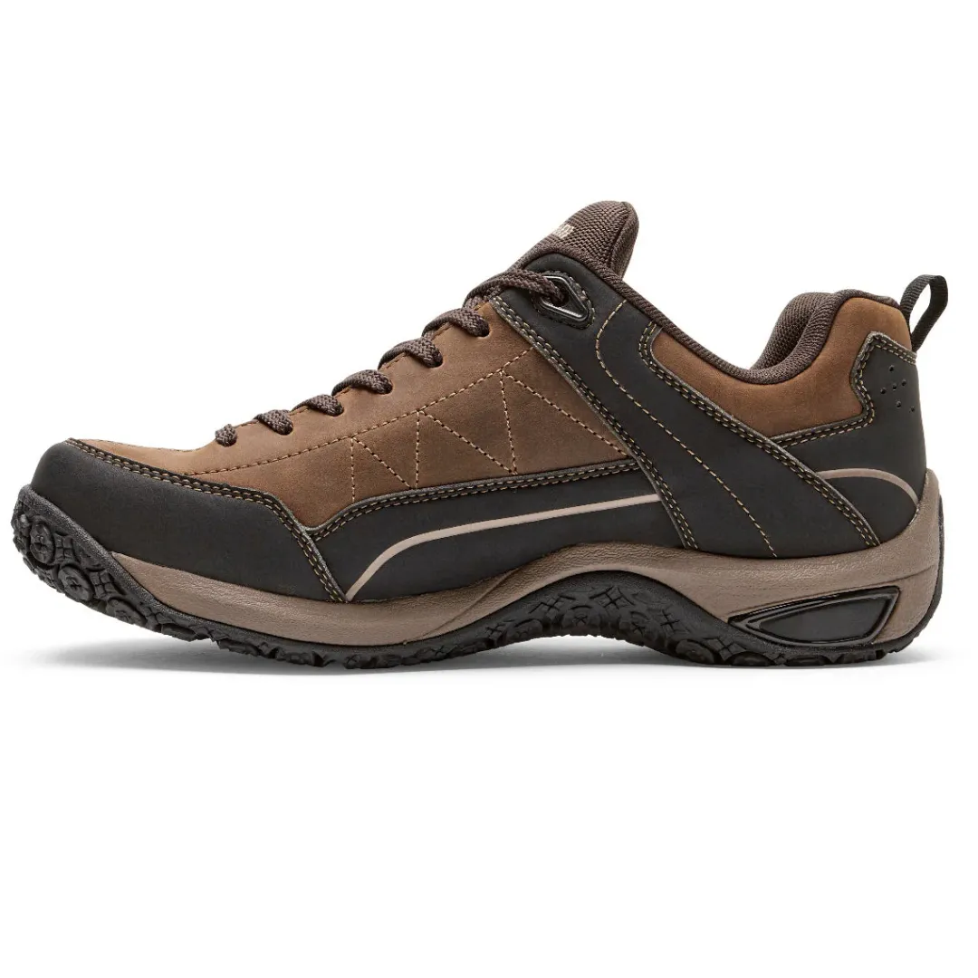 Wide|Shoes>Rockport Men's Cloud Plus Waterproof Lace-Up Trekker BROWN