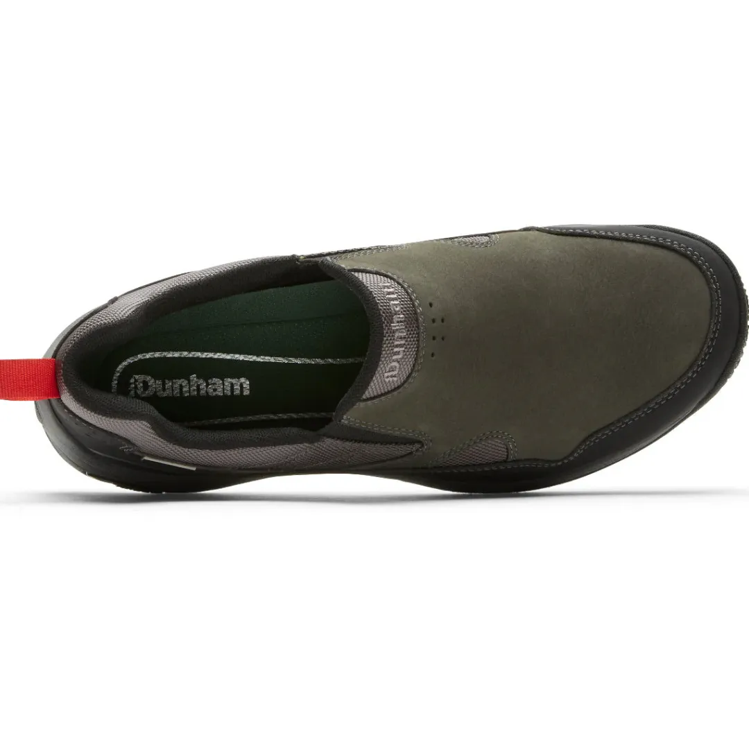 Wide|Shoes>Rockport Men's Cloud Plus Waterproof Slip-On Shoe GREY