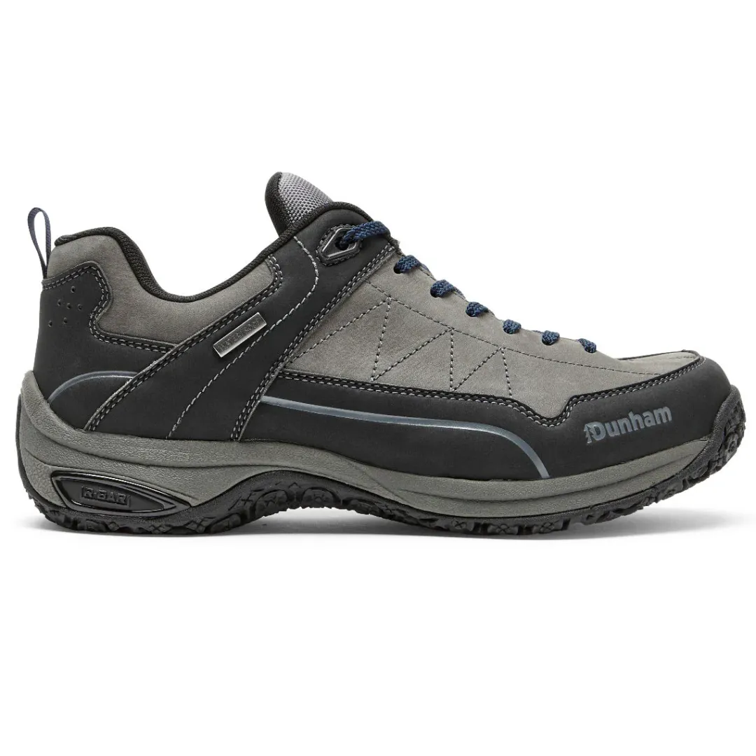 Wide|Shoes>Rockport Men's Cloud Plus Waterproof Lace-Up Trekker GREYNBK/BLACK