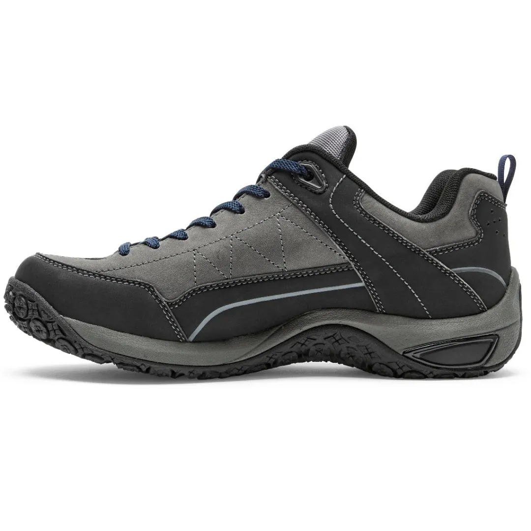 Wide|Shoes>Rockport Men's Cloud Plus Waterproof Lace-Up Trekker GREYNBK/BLACK