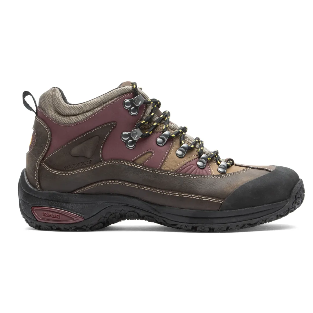 Wide>Rockport Men's Cloud Waterproof Boot BROWNMULTI