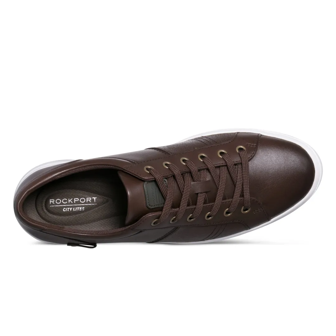 Sneakers|Sneakers>Rockport Men's Colle Lace-to-Toe Sneaker DarkBrown