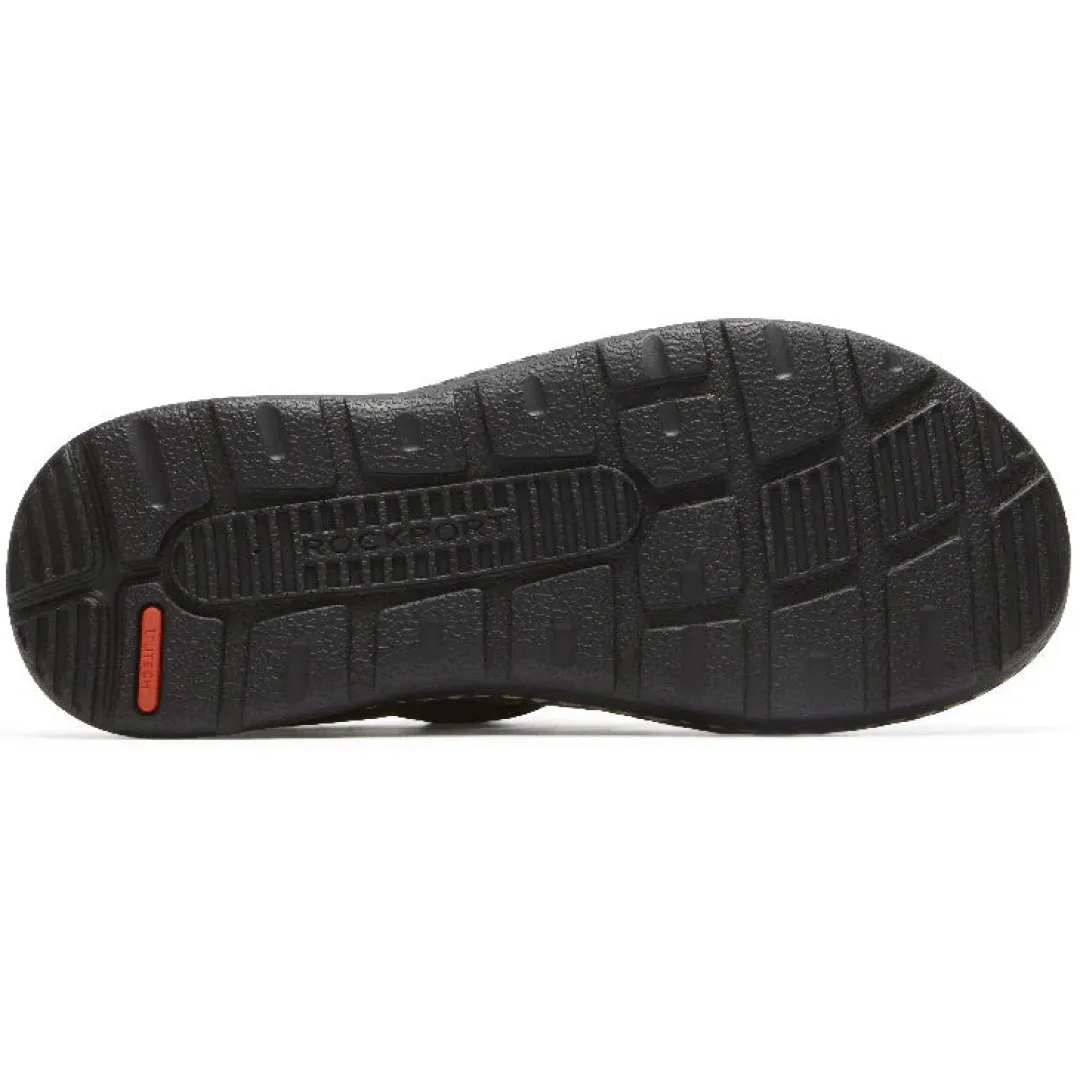 Sandals|Sandals>Rockport Men's Darwyn Fisherman Slingback Sandal BROWNIILEA