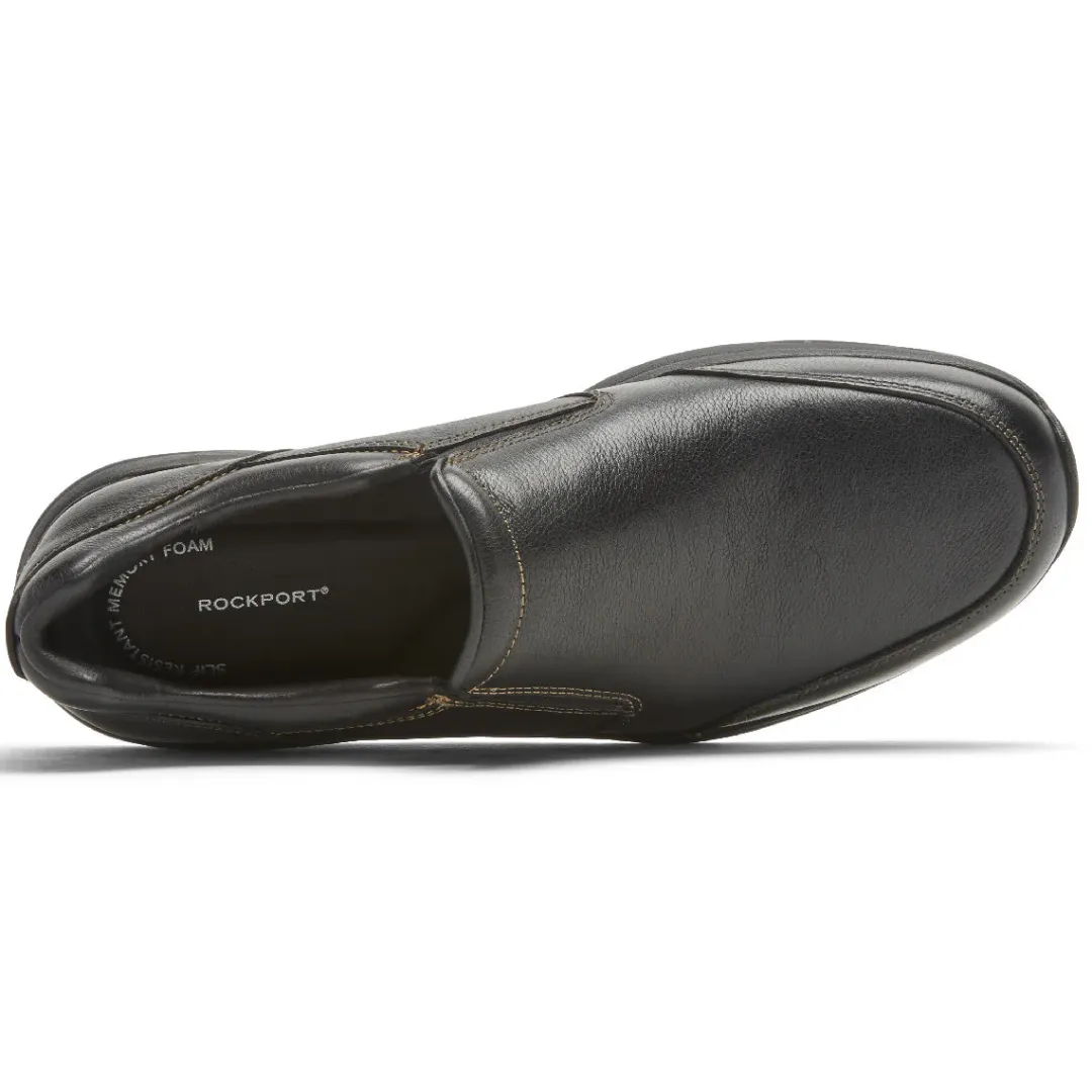 Loafers & Slip-ons|Loafers & Slip-ons>Rockport Men's Edge Hill 2 Double Gore Slip-On BLACK