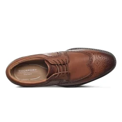 Oxfords & Lace-ups|Oxfords & Lace-ups>Rockport Men's Fallo Dress Lace-up Almond Toe Oxfords MediumNatural