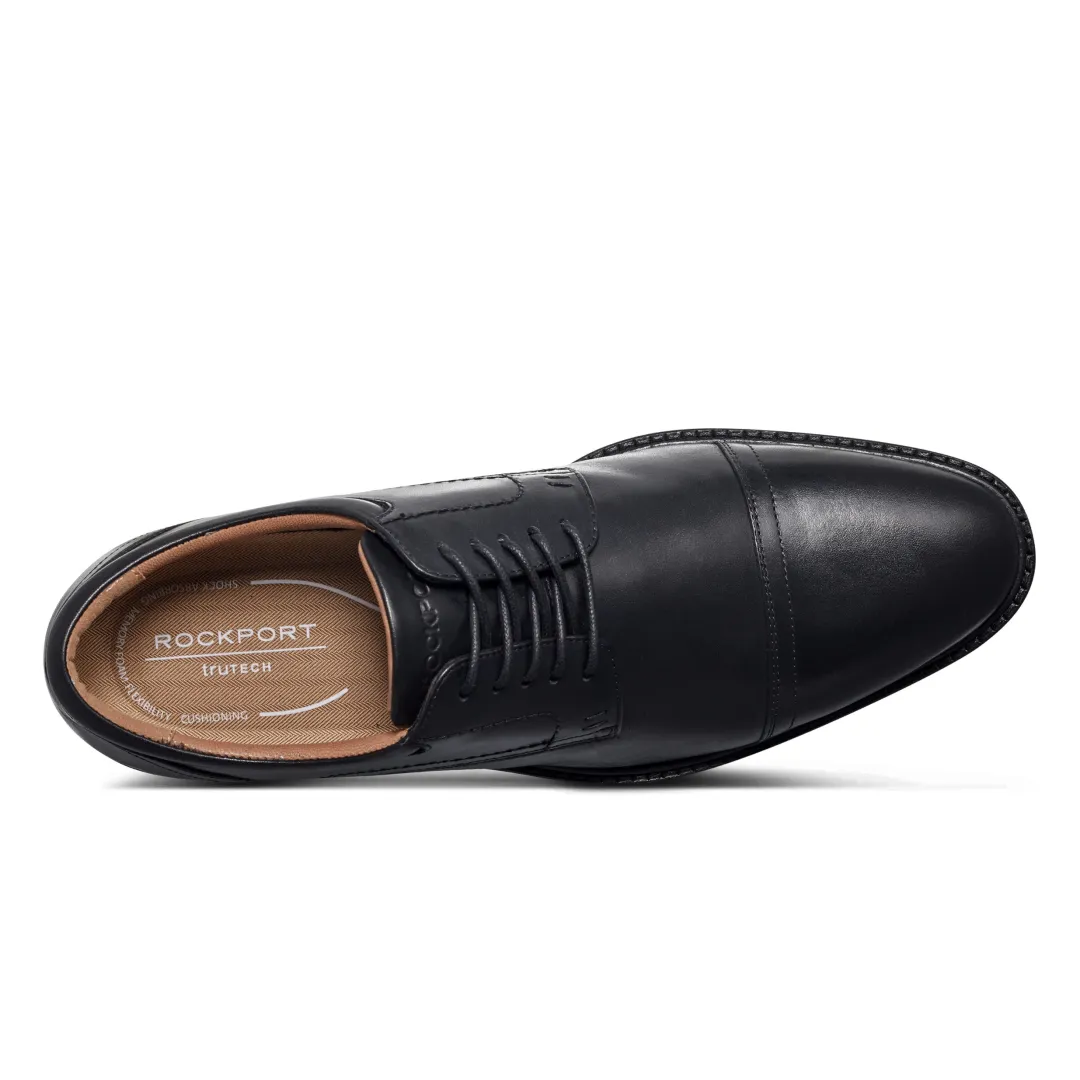 Oxfords & Lace-ups|Oxfords & Lace-ups>Rockport Men's Findlay Dress Lace-up Almond Toe Oxfords Black