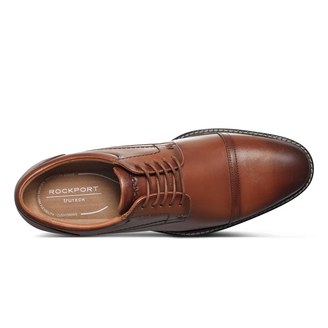 Oxfords & Lace-ups|Oxfords & Lace-ups>Rockport Men's Findlay Dress Lace-up Almond Toe Oxfords MediumNatural