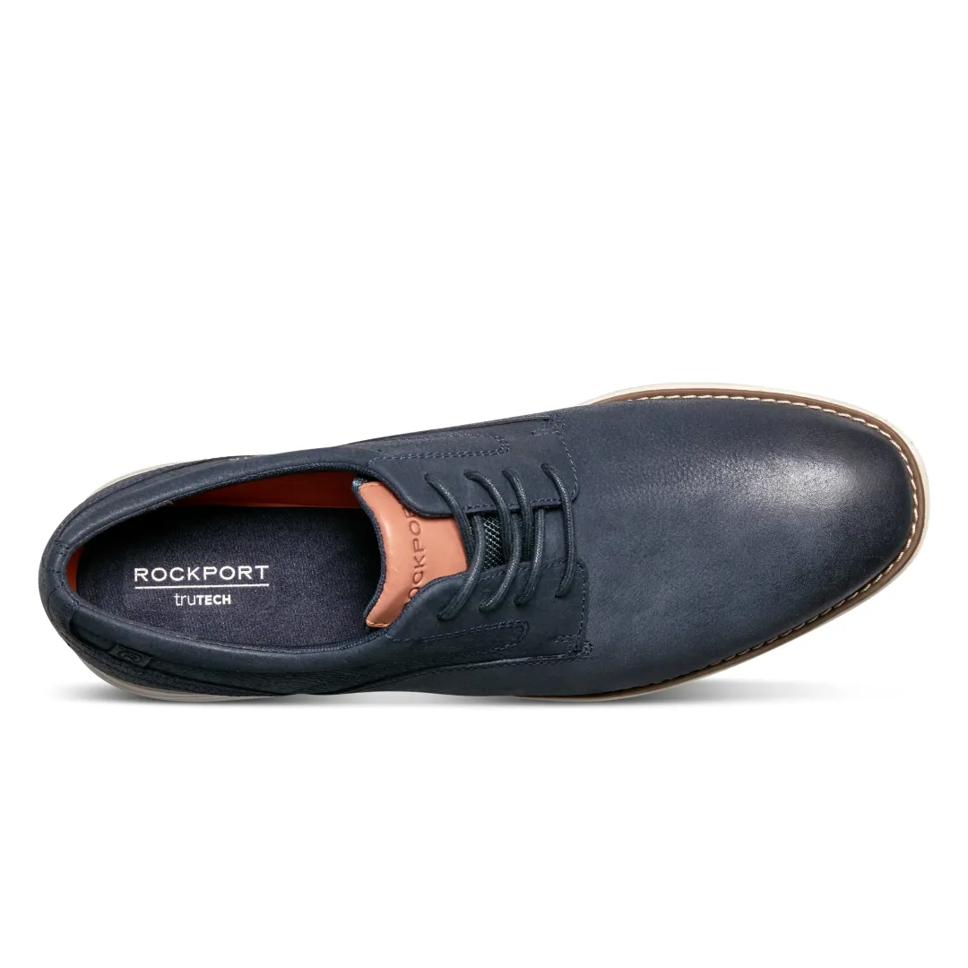 Oxfords & Lace-ups|Oxfords & Lace-ups>Rockport Men's Garett Plain Toe Oxford DarkBlue
