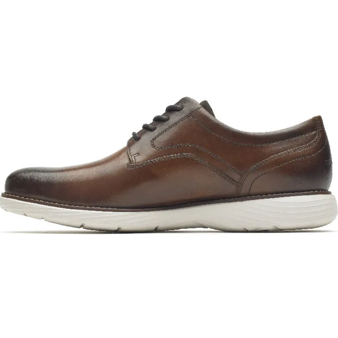 Oxfords & Lace-ups|Oxfords & Lace-ups>Rockport Men's Garett Plain Toe Oxford COGNAC