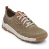 Wide>Rockport Men's Glastonbury Waterproof uBal Walking Shoe Breen
