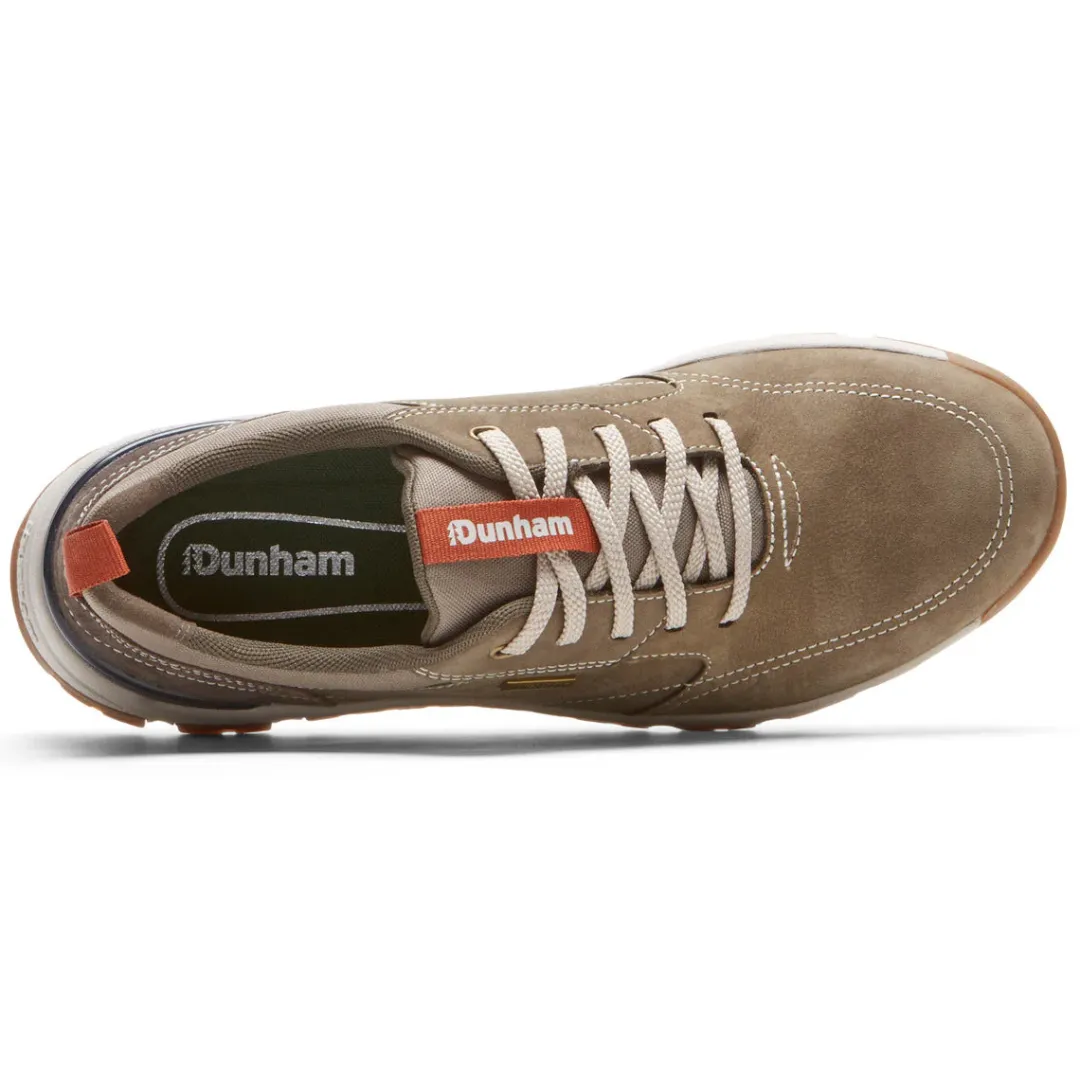 Wide>Rockport Men's Glastonbury Waterproof uBal Walking Shoe Breen