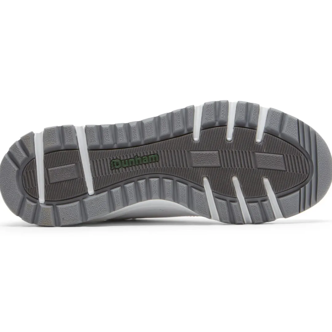 Wide>Rockport Men's Glastonbury Waterproof uBal Walking Shoe WhiteLeather/Suede
