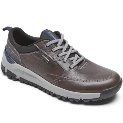 Shoes|Wide>Rockport Men's Glastonbury Waterproof uBal Walking Shoe STEELGREYLEATHER/SUEDE