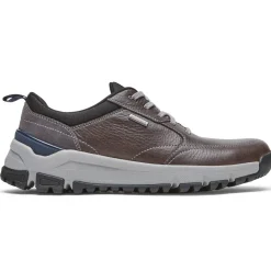 Shoes|Wide>Rockport Men's Glastonbury Waterproof uBal Walking Shoe STEELGREYLEATHER/SUEDE