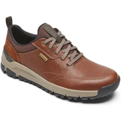 Wide|Shoes>Rockport Men's Glastonbury Waterproof uBal Walking Shoe MONKSROBELEATHER
