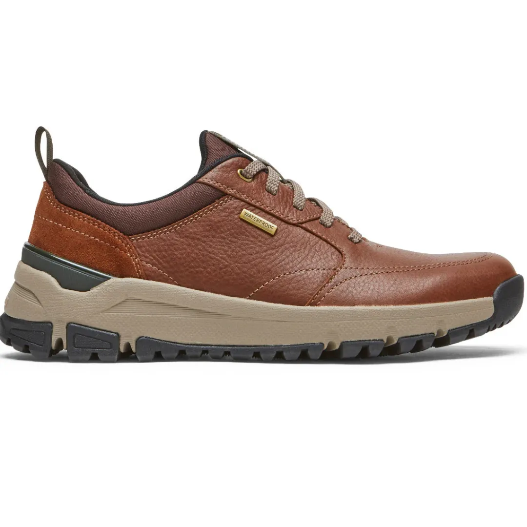 Wide|Shoes>Rockport Men's Glastonbury Waterproof uBal Walking Shoe MONKSROBELEATHER