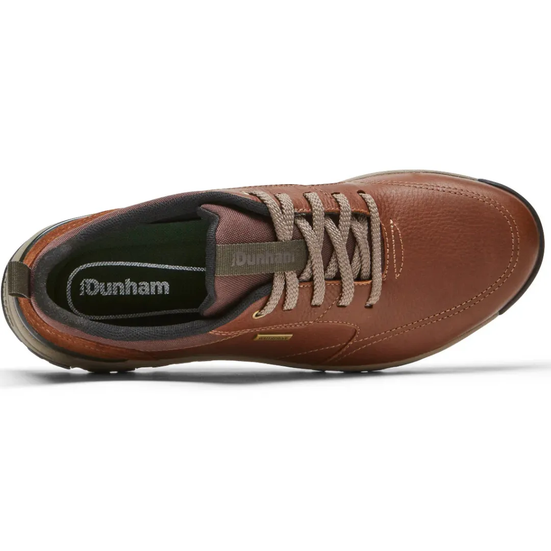 Wide|Shoes>Rockport Men's Glastonbury Waterproof uBal Walking Shoe MONKSROBELEATHER