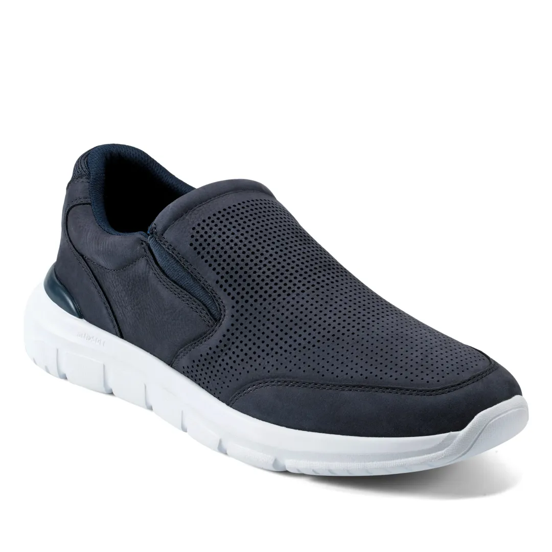 Sneakers|Sneakers>Rockport Men's Jaimin Round Toe Slip-on Casual Sneakers DarkBlue