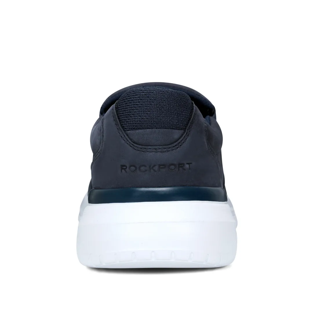 Sneakers|Sneakers>Rockport Men's Jaimin Round Toe Slip-on Casual Sneakers DarkBlue