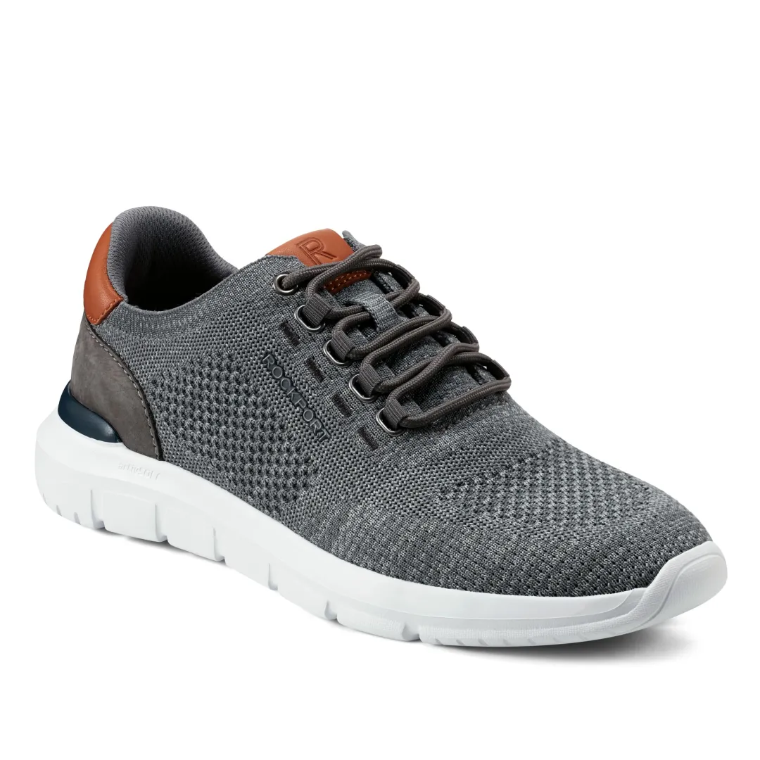 Sneakers|Sneakers>Rockport Men's Jaimson Lace-up Casual Sneakers MediumGray