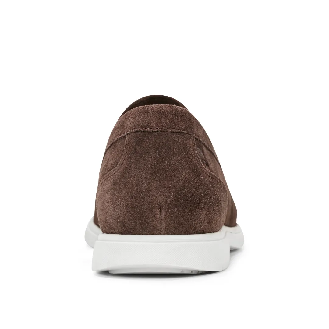 Loafers & Slip-ons|Loafers & Slip-ons>Rockport Men's Jensen Casual Slip-on Almond Toe Loafers DarkBrown