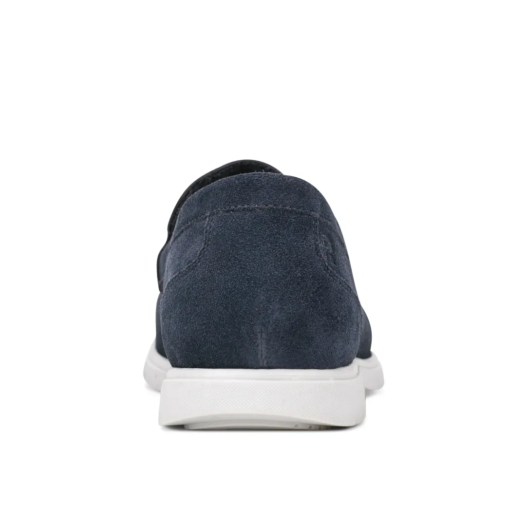 Loafers & Slip-ons|Loafers & Slip-ons>Rockport Men's Jensen Casual Slip-on Almond Toe Loafers DarkBlue