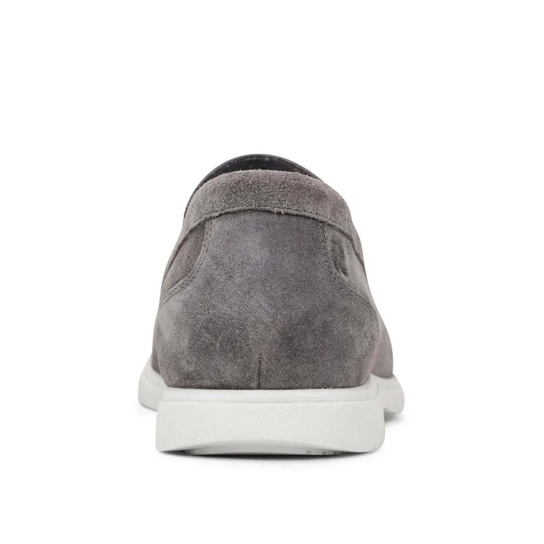 Loafers & Slip-ons|Loafers & Slip-ons>Rockport Men's Jensen Casual Slip-on Almond Toe Loafers DarkGray