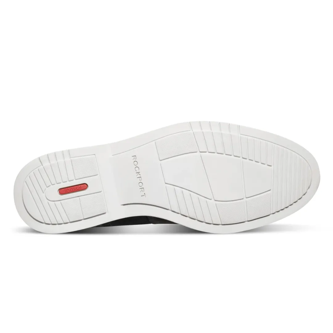 Loafers & Slip-ons|Loafers & Slip-ons>Rockport Men's Jensen Casual Slip-on Almond Toe Loafers DarkGray