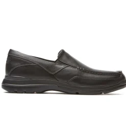 Loafers & Slip-ons|Loafers & Slip-ons>Rockport Men's Junction Point Slip-On BLACK