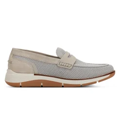Loafers & Slip-ons|Loafers & Slip-ons>Rockport Men's Lance Casual Slip-on Flat Loafers Taupe