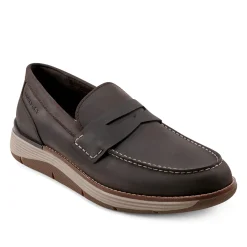 Loafers & Slip-ons|Loafers & Slip-ons>Rockport Men's Liam Casual Slip-on Penny Loafers DarkBrown