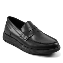 Loafers & Slip-ons|Loafers & Slip-ons>Rockport Men's Liam Casual Slip-on Penny Loafers Black