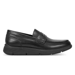 Loafers & Slip-ons|Loafers & Slip-ons>Rockport Men's Liam Casual Slip-on Penny Loafers Black