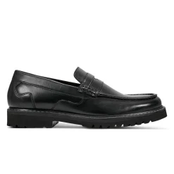 Loafers & Slip-ons|Loafers & Slip-ons>Rockport Men's Maverick Penny Loafer BlackLeather