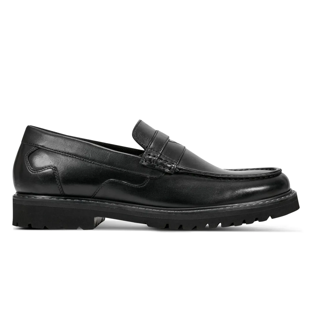 Loafers & Slip-ons|Loafers & Slip-ons>Rockport Men's Maverick Penny Loafer BlackLeather