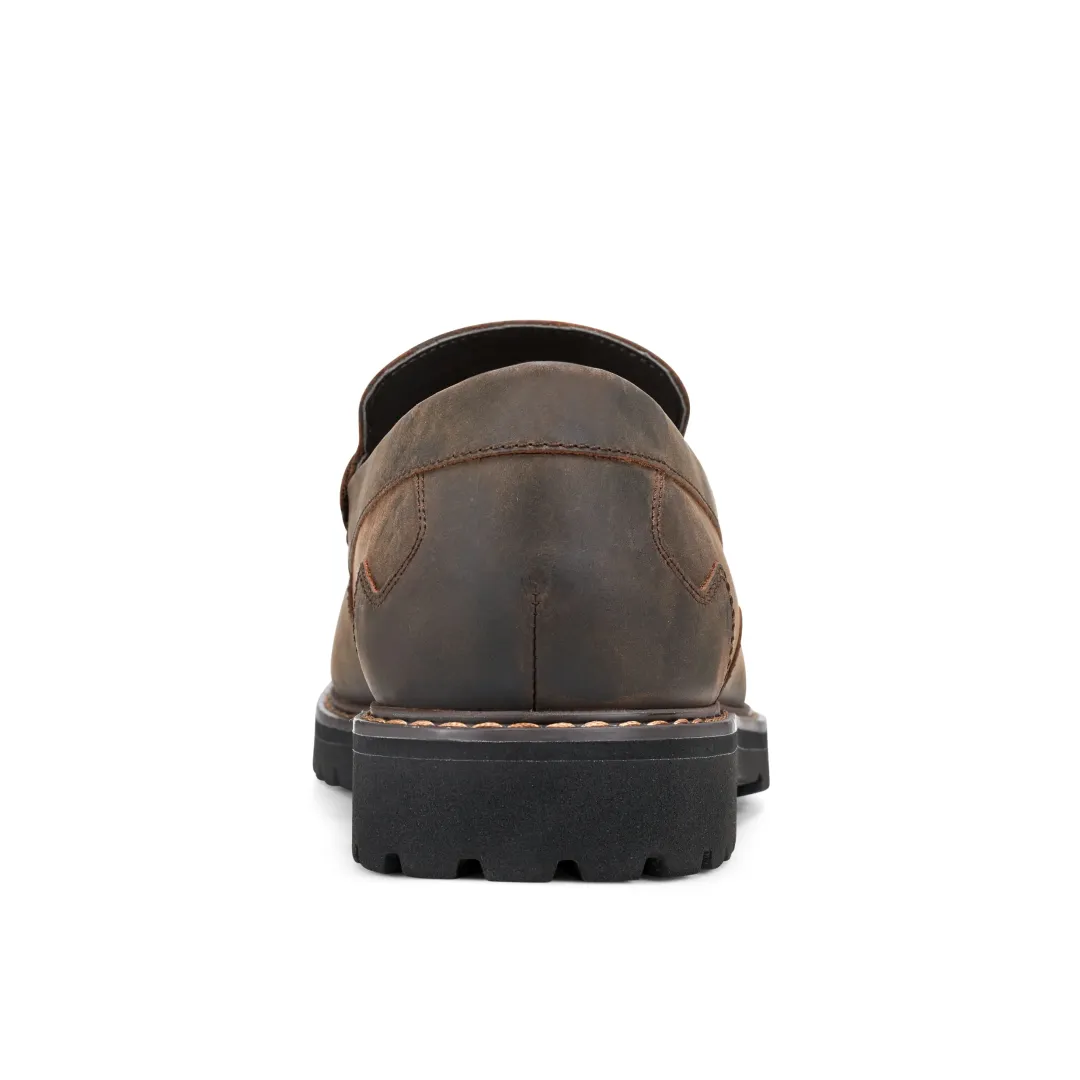 Loafers & Slip-ons|Loafers & Slip-ons>Rockport Men's Maverick Penny Loafer DarkBrownLeather