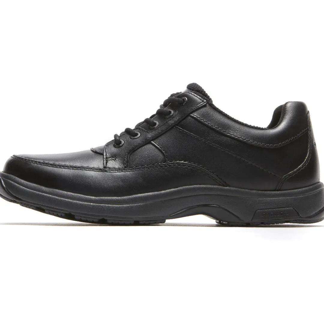 Wide|Shoes>Rockport Men's Midland Waterproof Oxford BLACK